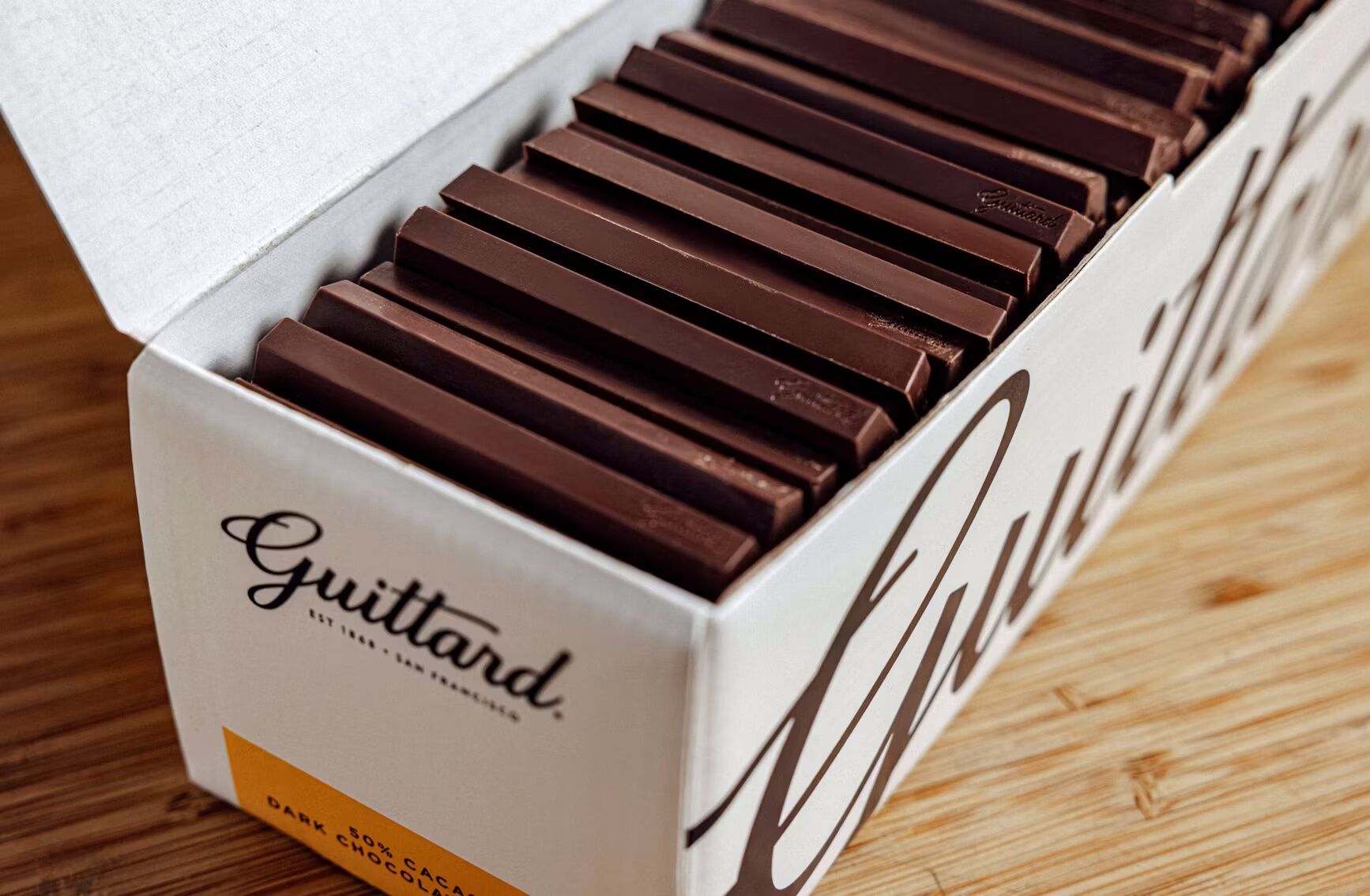 Guittard 50% Dark Chocolate Baking Batons Lifestyle