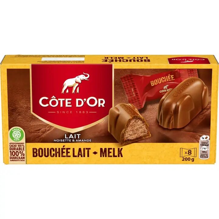 Côte d’Or Bouchée Milk Chocolate with Praline Filling