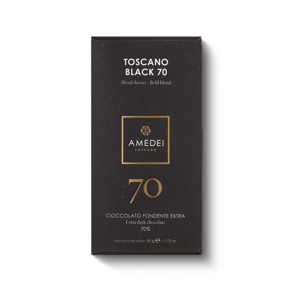 Amedei Toscano Black 70% Dark Chocolate Bar