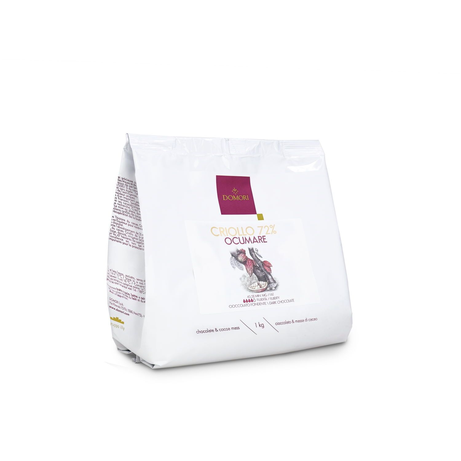 Domori Criollo Ocumare Venezuela 72% Dark Couverture Chocolate Drops
