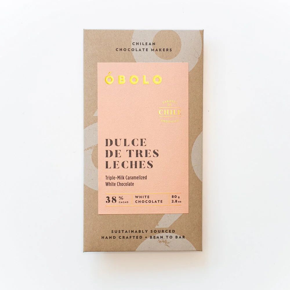Obolo Dulce de Tres Leches 38% Caramelized White Chocolate Bar