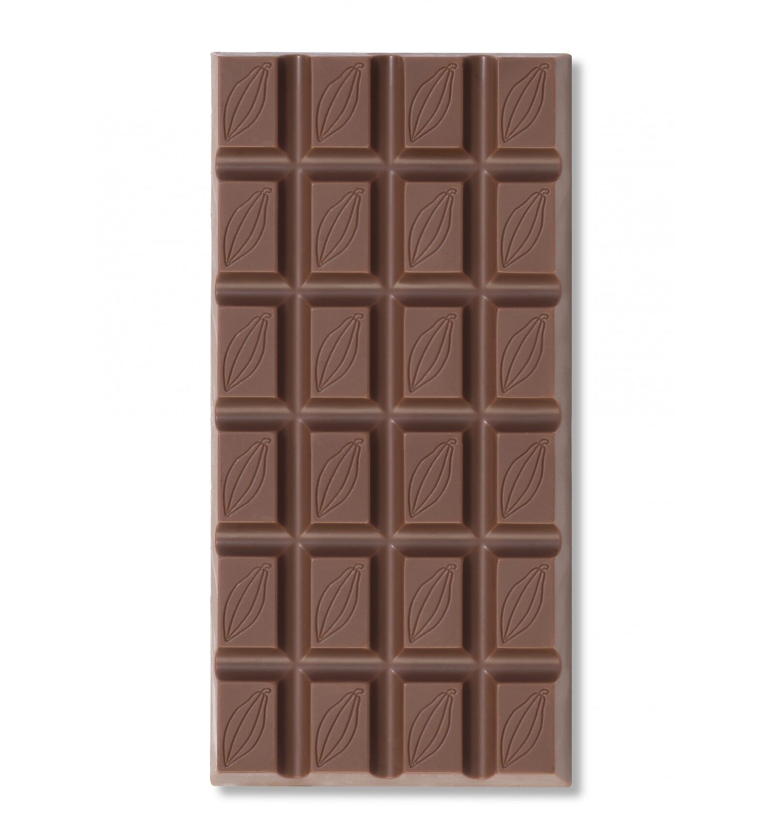 Perlège No-Sugar-Added 57.5% Milk Chocolate Bar Open