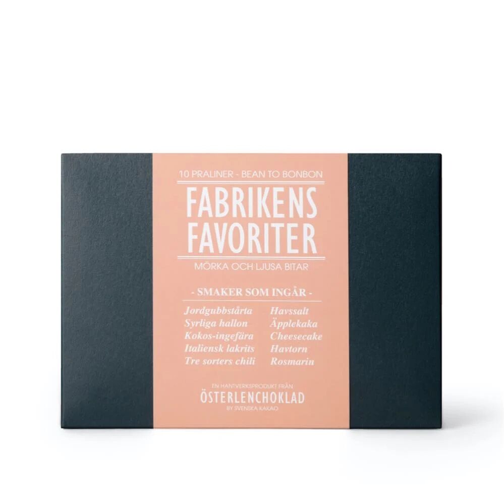 Svenska kakao Factory favorites box front