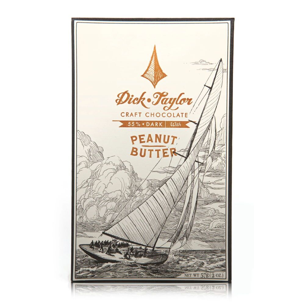 Dick Taylor Brazil 55% Dark Chocolate Bar with Peanut Butter