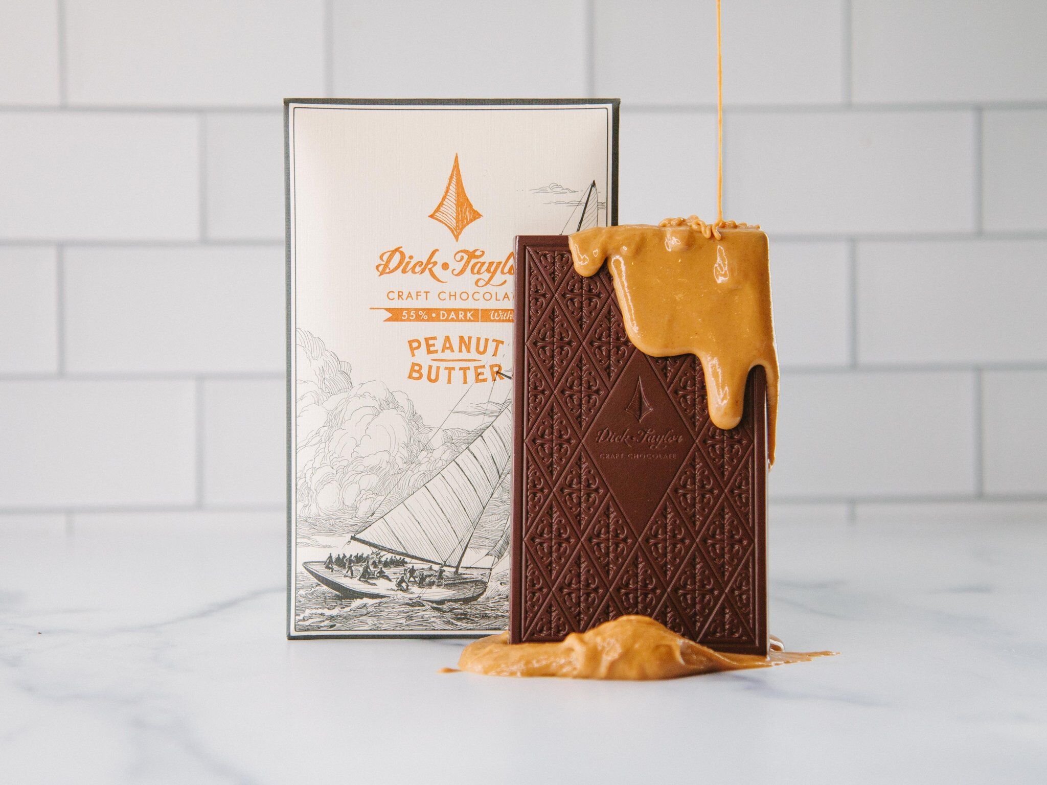 Dick Taylor Brazil 55% Dark Chocolate Bar with Peanut Butter 2