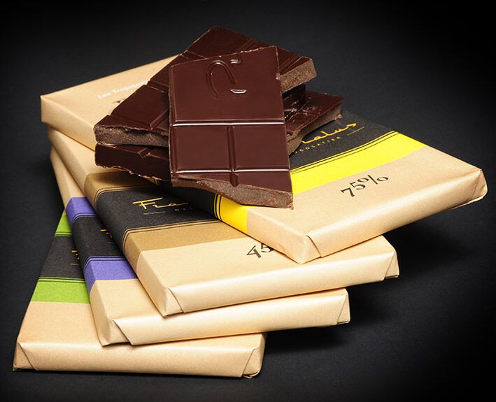 François Pralus Chocolate Bar Open