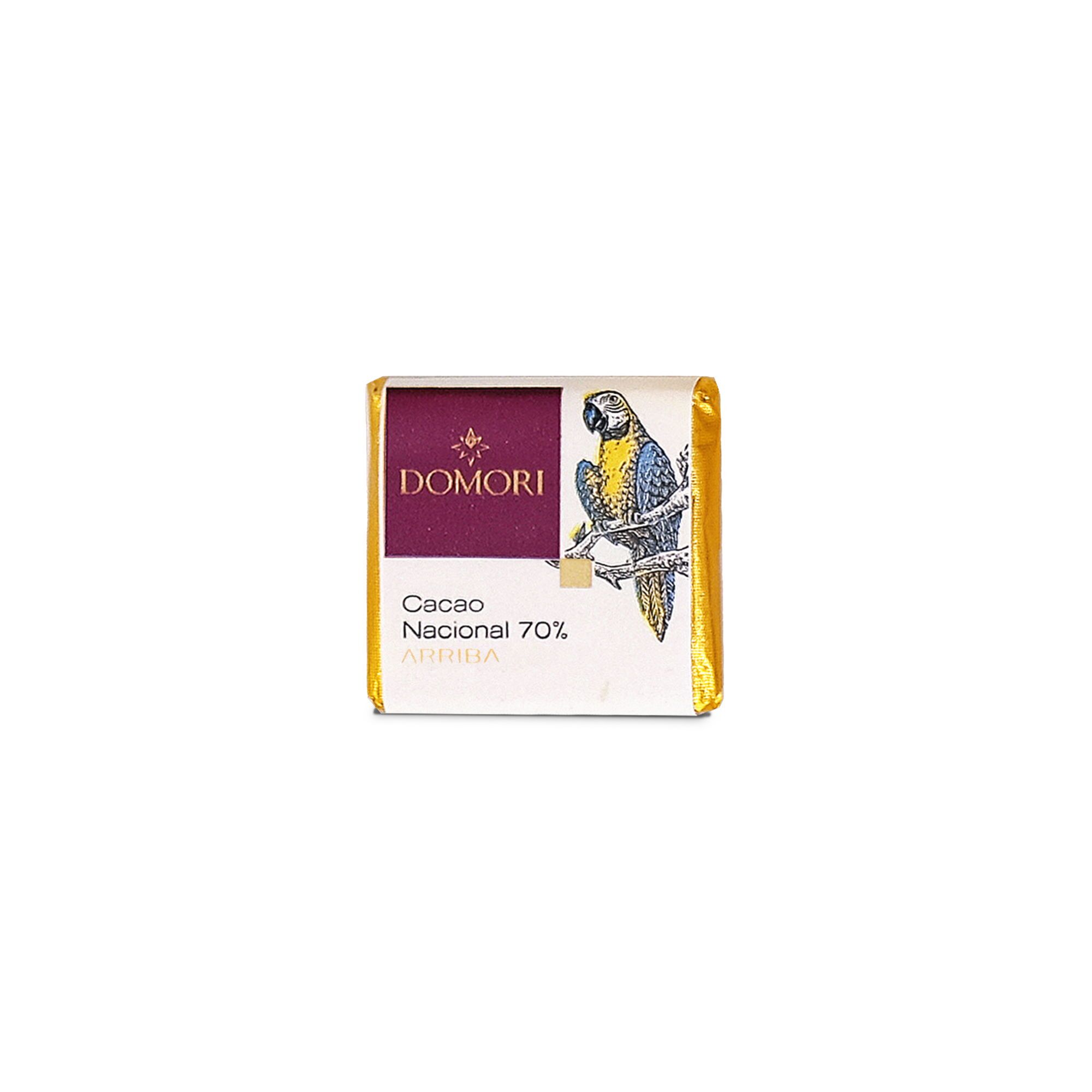 Domori Arriba Ecuador 70% Dark Chocolate Napolitain