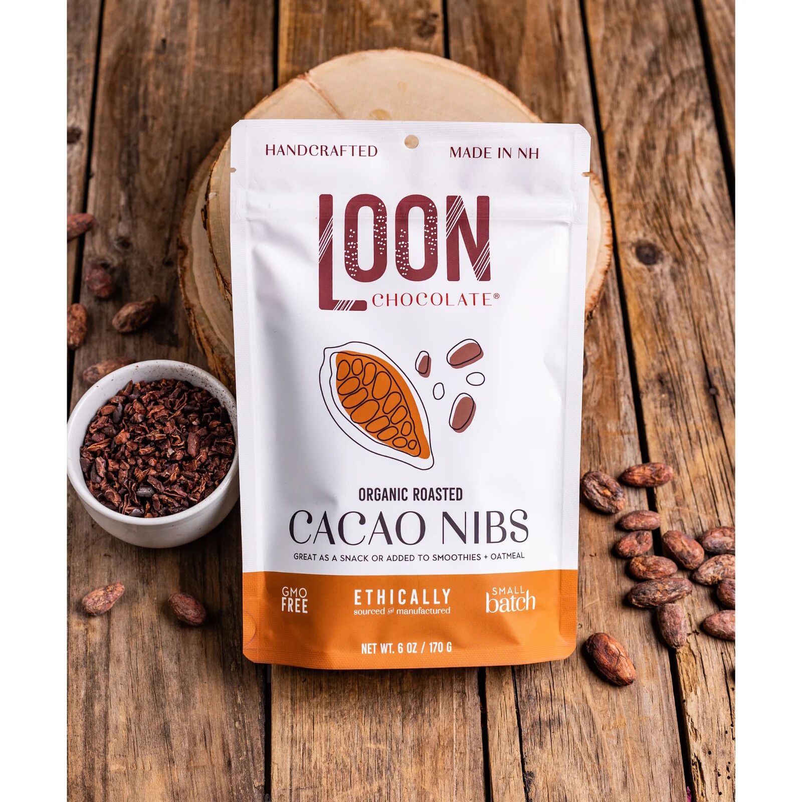 Loon Chocolate Cacao Nibs Lifestyle