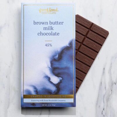French Broad Chocolate 45% Brown Butter Milk Chocolate Bar