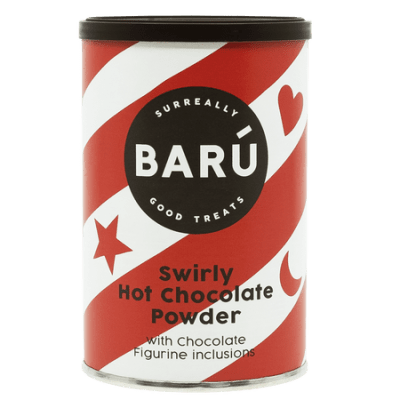 Barú Swirly Hot Chocolate Powder with Chocolate Figurines