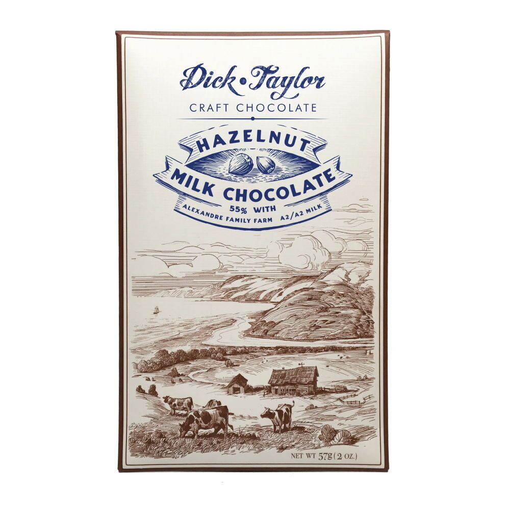 Dick Taylor Brazil 55% Milk Chocolate with Hazelnuts