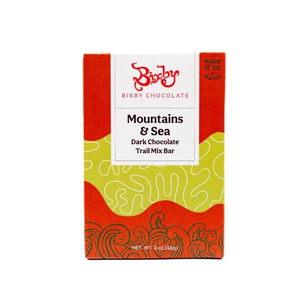 Bixby Chocolate Mountains & Sea Dark Chocolate Trail Mix Bar Lifestyle