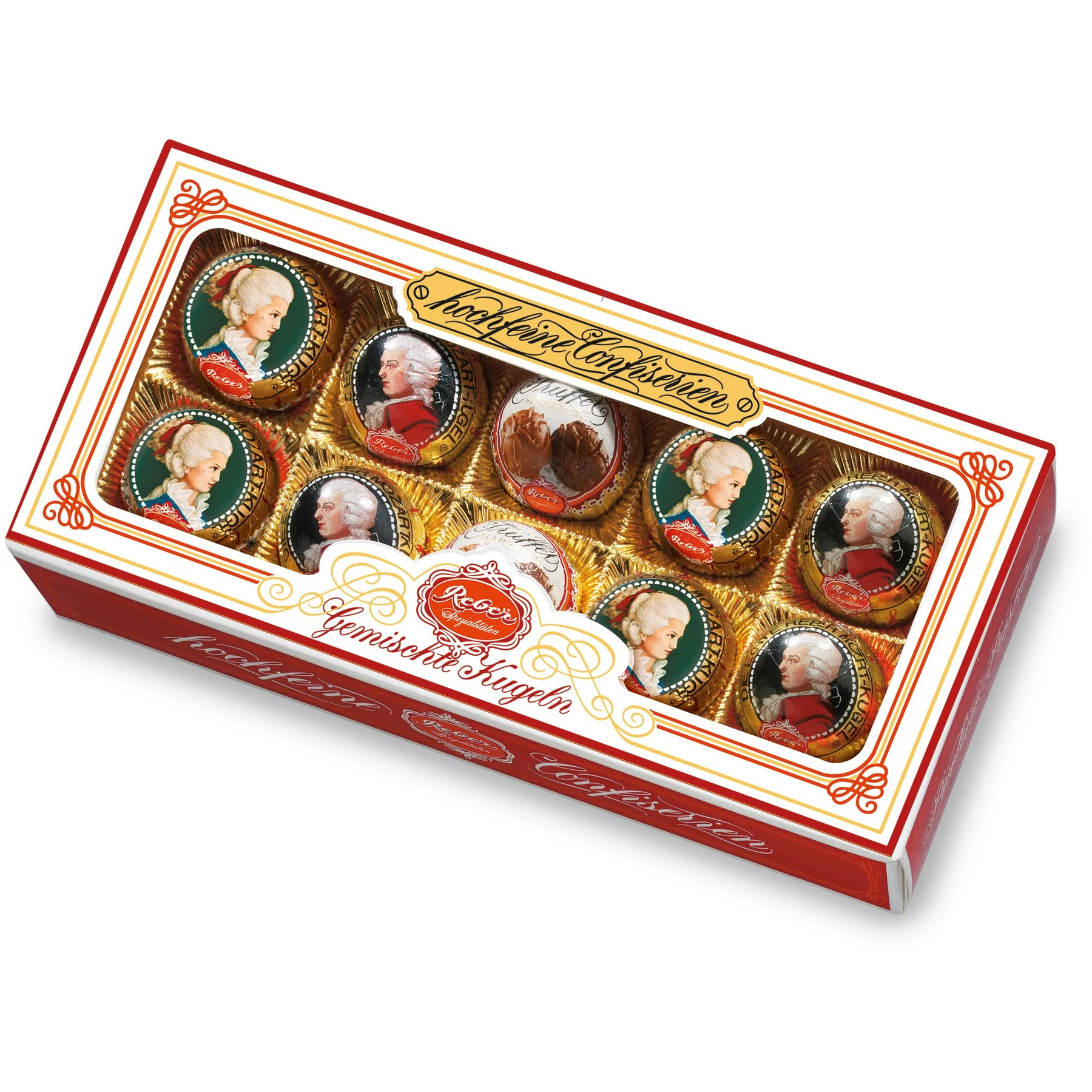 Reber 10-Piece Assorted Chocolate Kugel Box