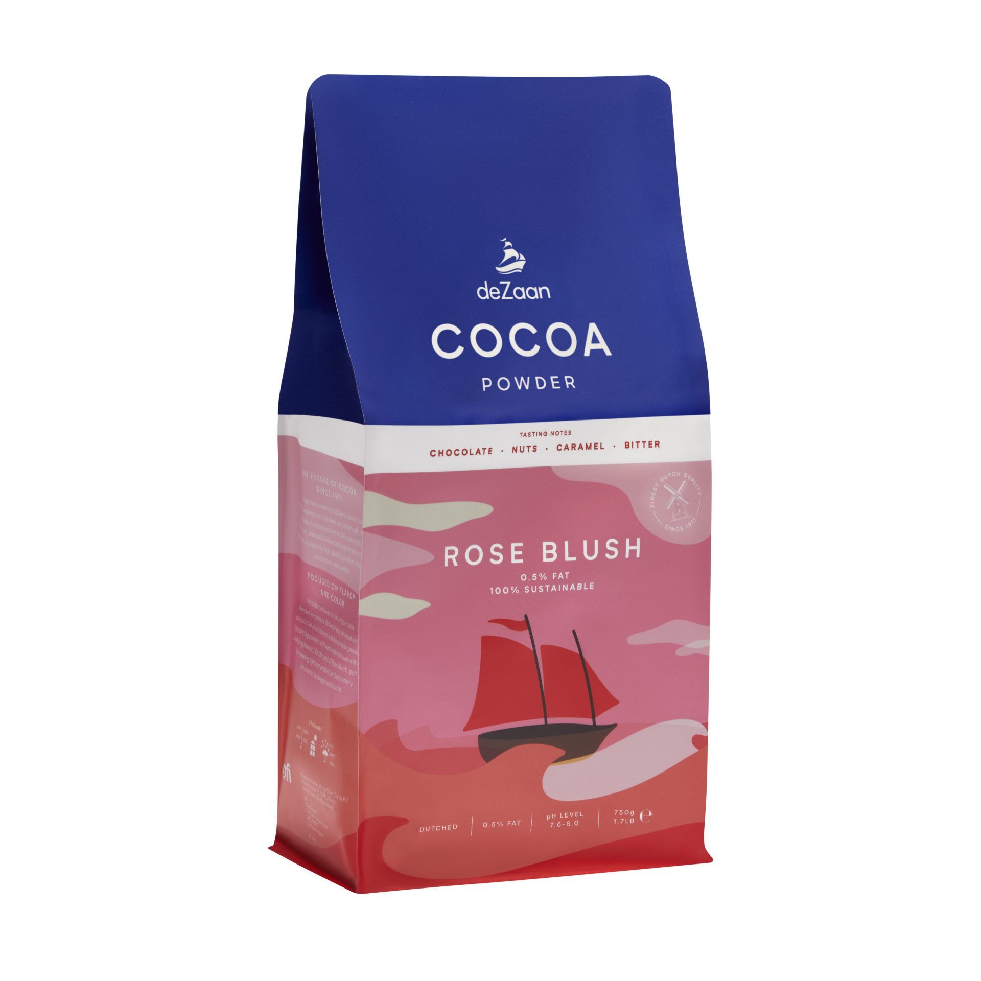 deZaan Rose Blush 0.5% Dutched Cocoa Powder 2023