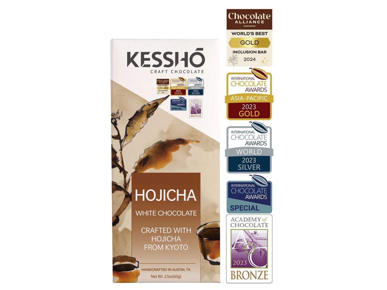 KESSHŌ Hojicha White Chocolate Bar
