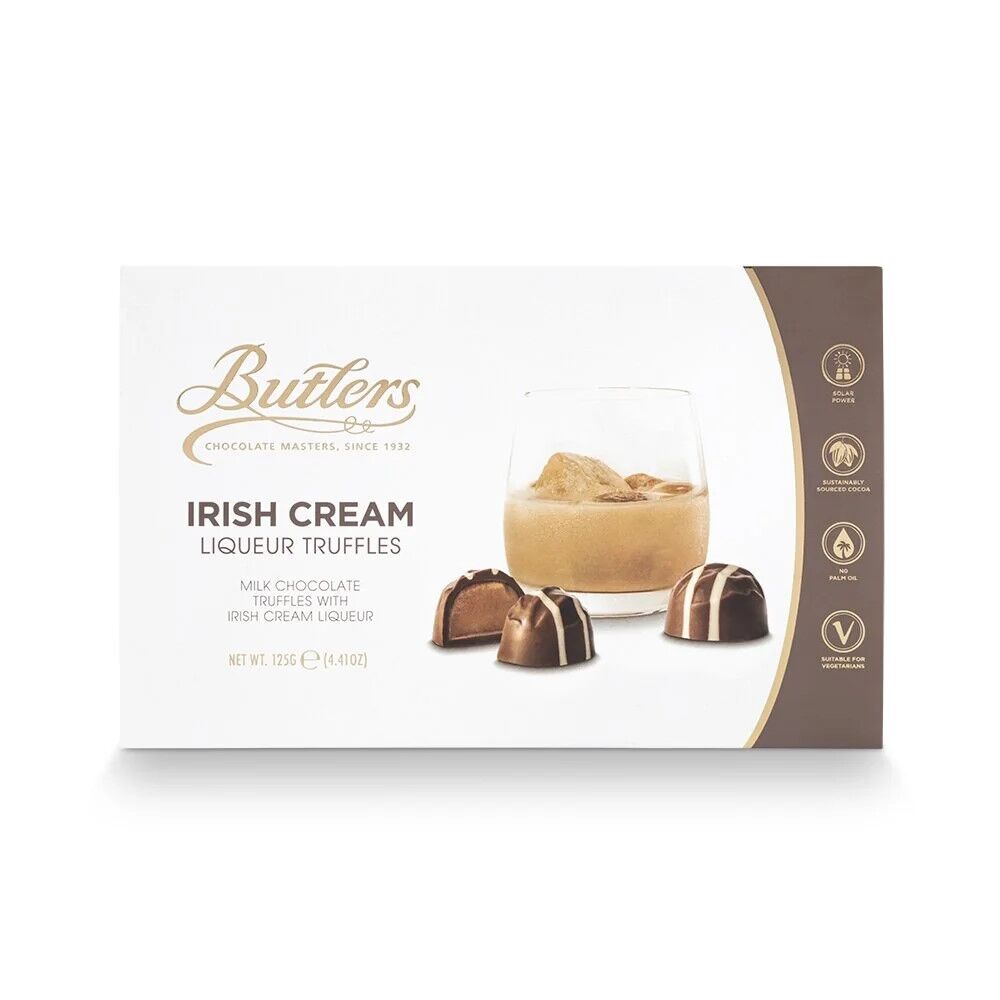 Butlers Irish Cream Milk Chocolate Truffles with Irish Liqueur