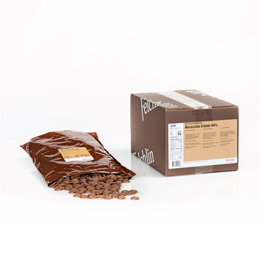 Felchlin Maracaibo Créole 49% Dark Milk Couverture Chocolate