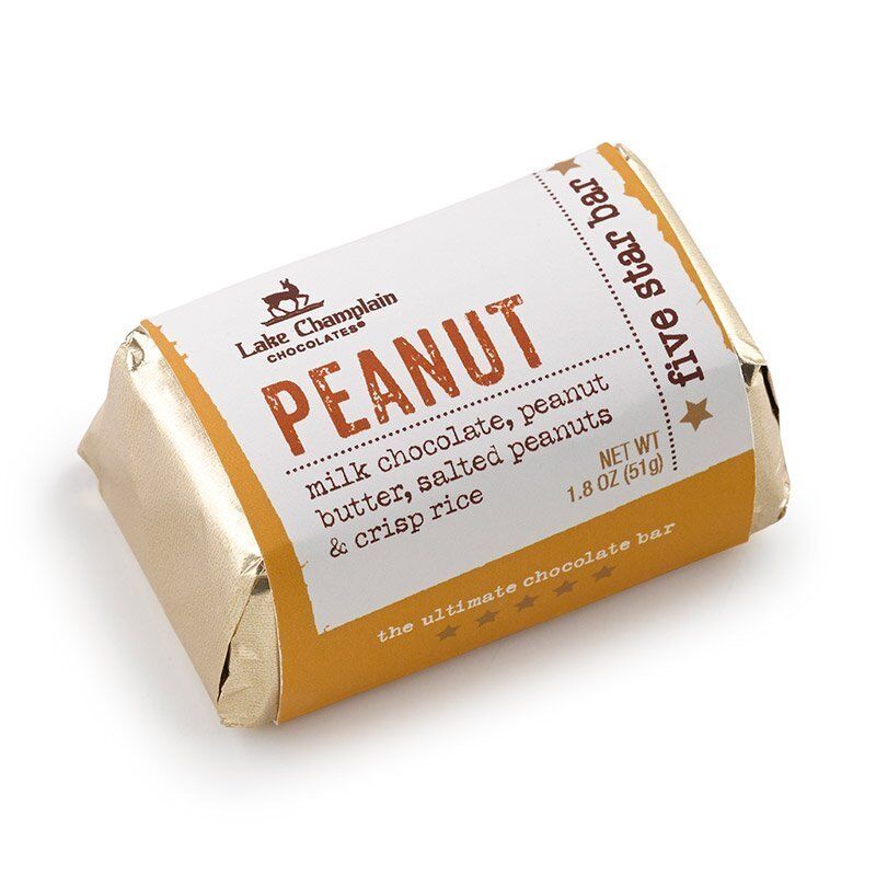 Lake Champlain Peanut Five Star Bar