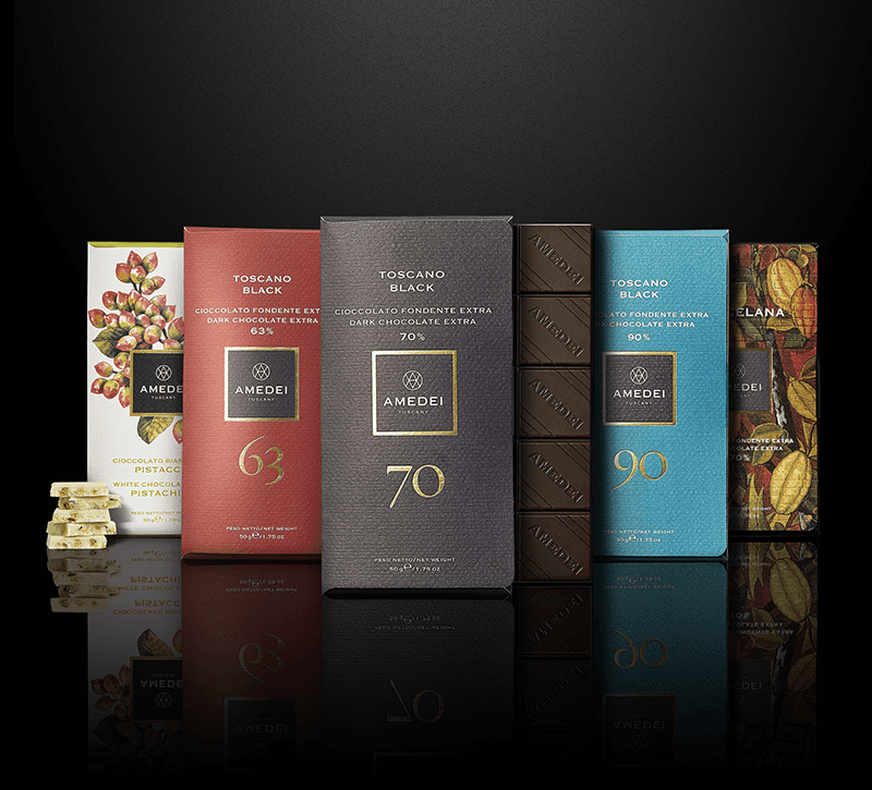 Amedei Chocolate Bar Display