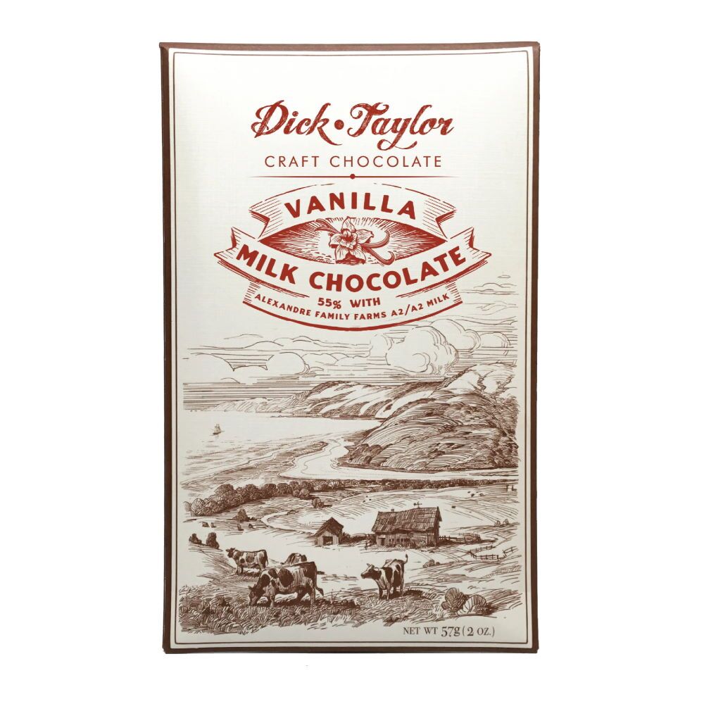 Dick Taylor Brazil 55% Milk Chocolate Bar with Madagascan Vanilla
