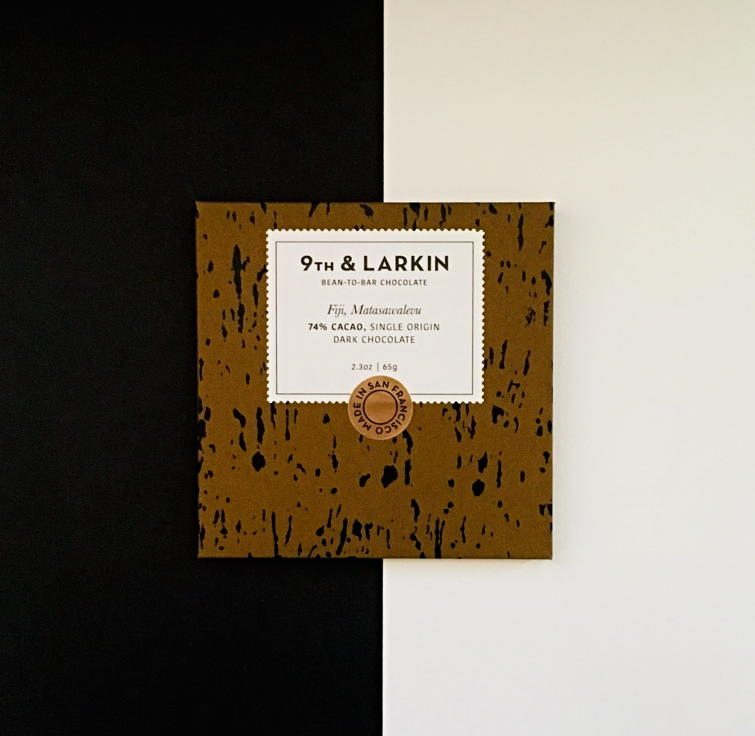 9th & Larkin Matasawalevu Fiji 74% Dark Chocolate Bar 2-min