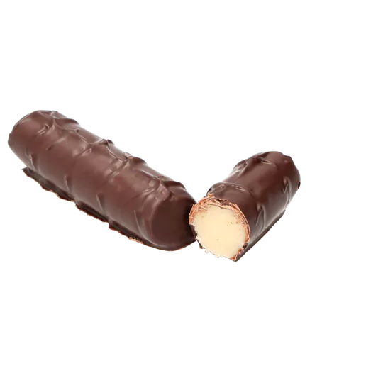 Louis D'Anvers Chocolate Covered 50-50 Marzipan Loaf (40g) Open