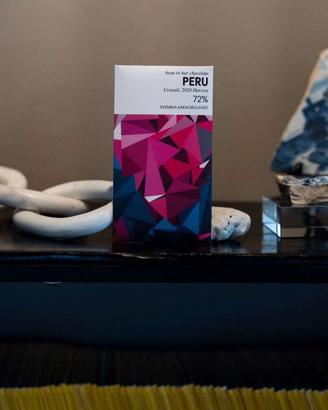 Svenska Kakao Ucayali Peru 72% Dark Chocolate Bar Lifestyle