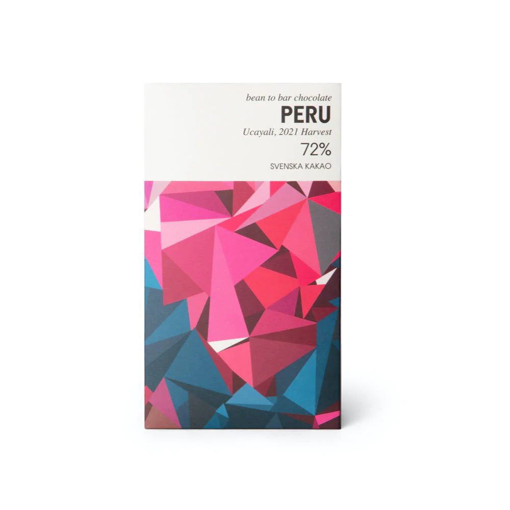 Svenska Kakao Ucayali Peru 72% Dark Chocolate Bar