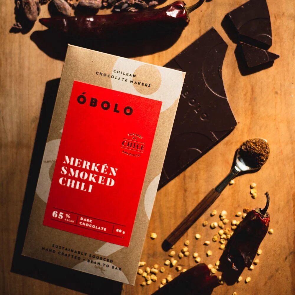 Obolo 65% Dark Chocolate Bar with Merken Smoked Chili Pairing Lifestyle 2