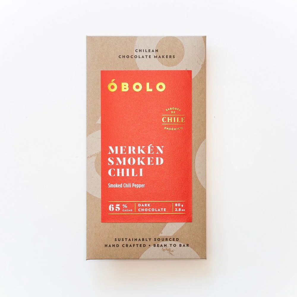 Obolo 65% Dark Chocolate Bar with Merken Smoked Chili
