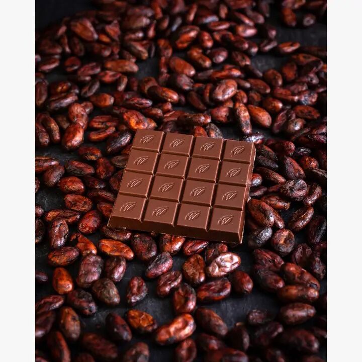 Willie's Cacao Milk of the Stars Indonesia 54% Milk Chocolate Bar Open Lifestyle