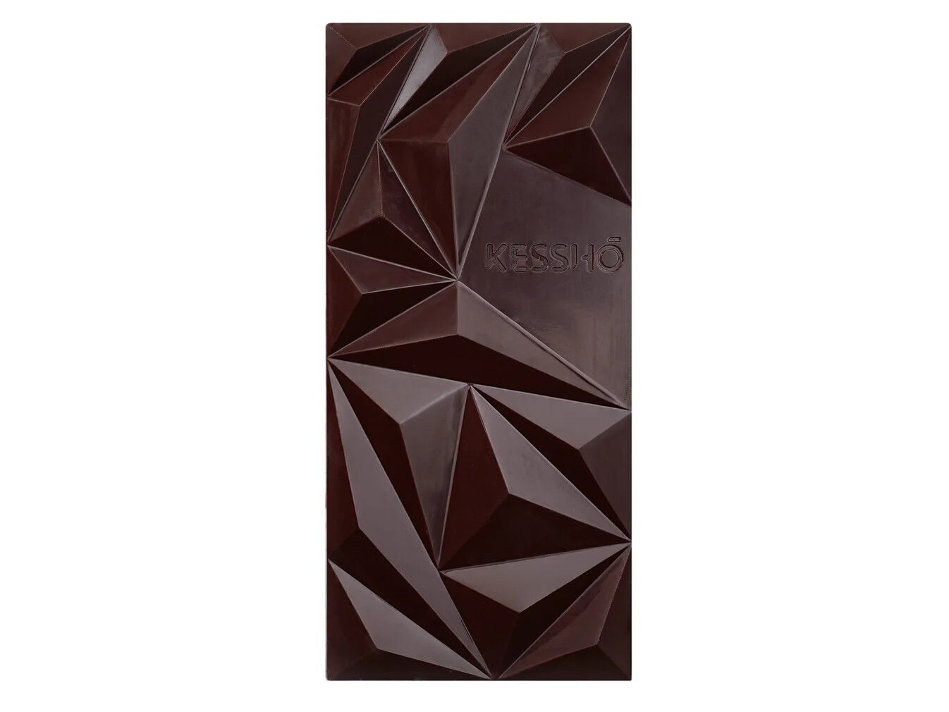 KESSHŌ Himalayan Pink Salt 70% Dark Chocolate Bar Open