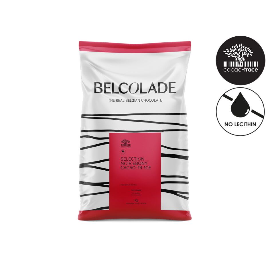 Belcolade Noir Absolu Ebony 96.5% Dark Chocolate Discs